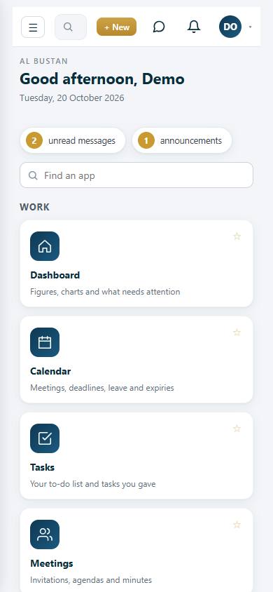 Cyan Office phone app